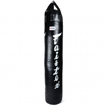 Боксерский мешок HB6 Fairtex Black Muaythai Banana Bag (БЕЗ НАПОЛНЕНИЯ)